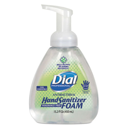 Antibacterial Foam Hand Sanitizer, 15.2 Oz Pump Bottle, Fragrance-free