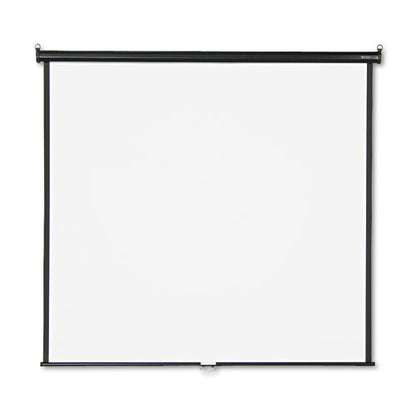 Wall Or Ceiling Projection Screen, 70 X 70, White Matte Finish