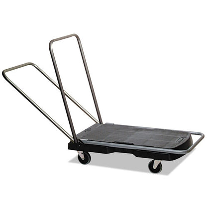 Utility-duty Home/office Cart, 250 Lb Capacity, 20.5 X 32.5, Platform, Black