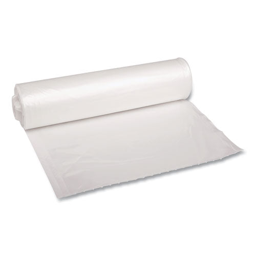 Recycled Low-density Polyethylene Can Liners, 33 Gal, 1.4 Mil, 33" X 39", Clear, 10 Bags/roll, 10 Rolls/carton