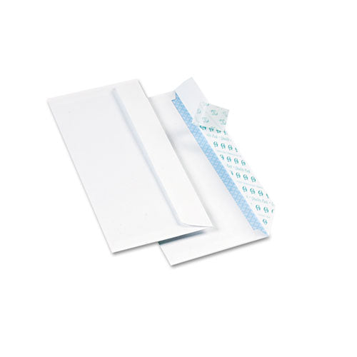 Redi-strip Security Tinted Envelope, #10, Commercial Flap, Redi-strip Heat-resistant Closure, 4.13 X 9.5, White, 500/box