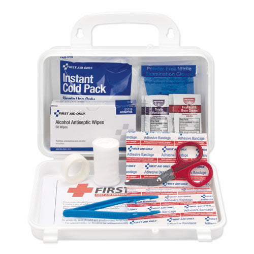 First Aid Kit For Use By Up To 25 People, 113 Pieces, Plastic Case