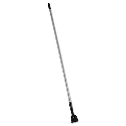 Snap-on Fiberglass Dust Mop Handle, 1" Dia X 60", Gray/black