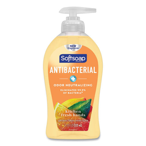 Antibacterial Hand Soap, Citrus, 11.25 Oz Pump Bottle, 6/carton