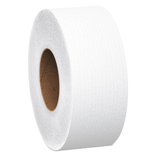 Essential Jrt Jumbo Roll Bathroom Tissue, Septic Safe, 1-ply, White, 3.55" X 2,000 Ft, 12 Rolls/carton