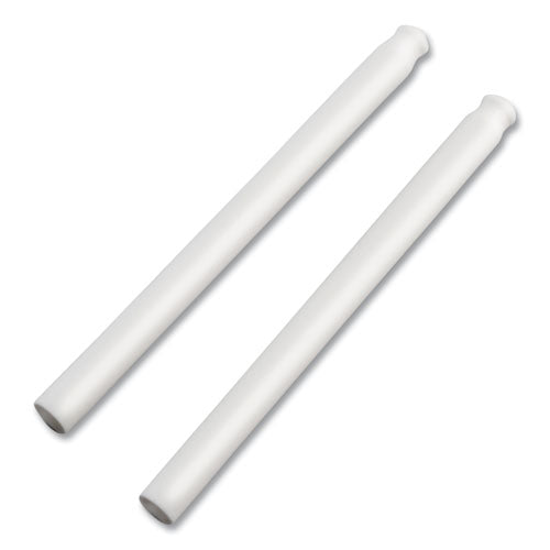 Clic Eraser Refills For Pentel Clic Erasers, Cylindrical Rod, White, 2/pack