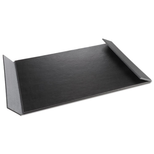 Monticello Desk Pad, With Fold-out Sides, 24 X 19, Black