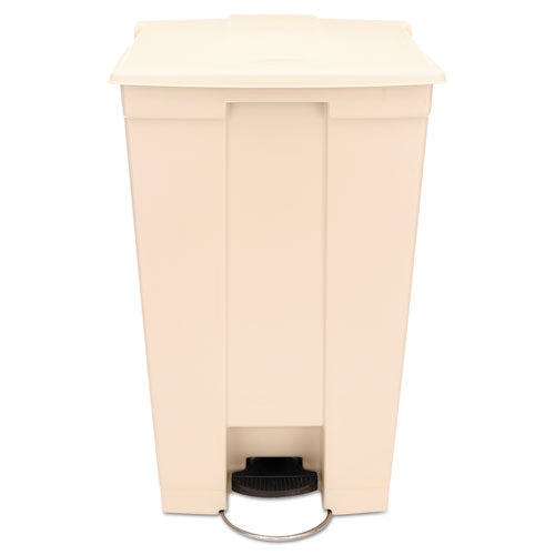 Legacy Step-on Receptacle, 23 Gal, Polyethylene, Beige