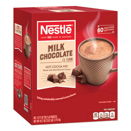 Hot Cocoa Mix, Milk Chocolate, 0.71 Oz Packet, 60 Packets/box