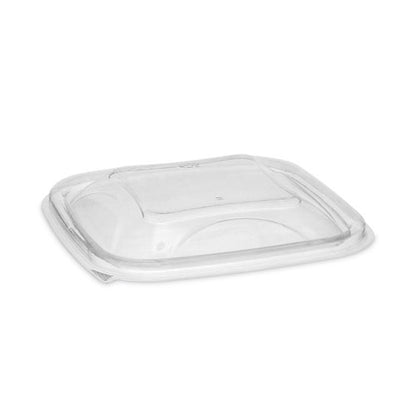 Earthchoice Recycled Pet Container Lid, For 8/12/16 Oz Container Bases, 5.5 X 5.5 X 0.38, Clear, Plastic, 504/carton