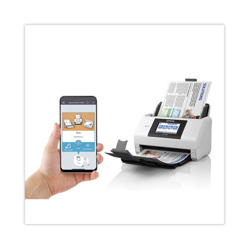 Ds-790wn Wireless Network Color Document Scanner, 600 Dpi Optical Resolution, 100-sheet Duplex Auto Document Feeder