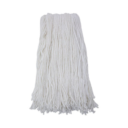 Cut-end Wet Mop Head, Rayon, No. 32, White, 12/carton