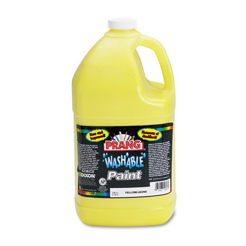 Washable Paint, Yellow, 1 Gal Bottle