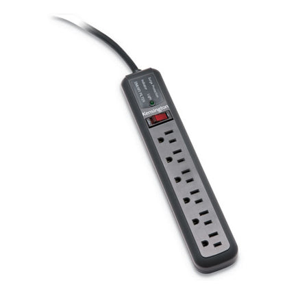 Guardian Surge Protector, 6 Ac Outlets, 15 Ft Cord, 540 J, Gray