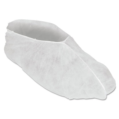 A20 Breathable Particle Protection Shoe Covers, One Size Fits All, White, 300/carton