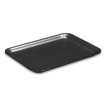 Supermarket Tray,  #4pz, 9.25 X 7.25 X 1.38, Black, Foam, 400/carton