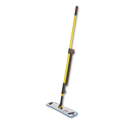 Pulse Microfiber Spray Mop System, 17" Wide Microfiber Head, 52" Yellow Plastic Handle