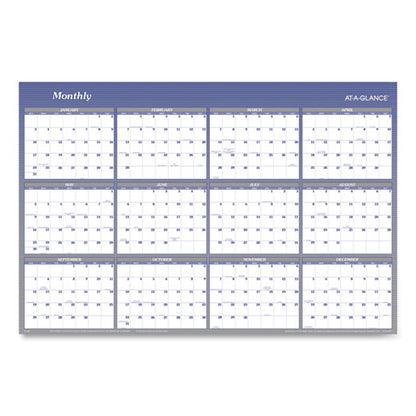 Vertical/horizontal Erasable Quarterly/monthly Wall Planner, 32 X 48, 12-month (jan To Dec): 2024