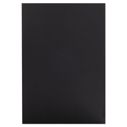 Foam Board, Cfc-free Polystyrene, 20 X 30, Black Surface And Core, 10/carton