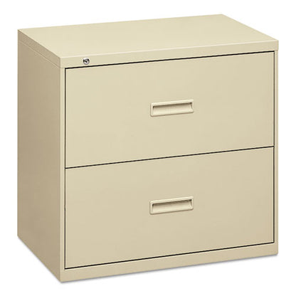 400 Series Lateral File, 2 Legal/letter-size File Drawers, Putty, 36" X 18" X 28"