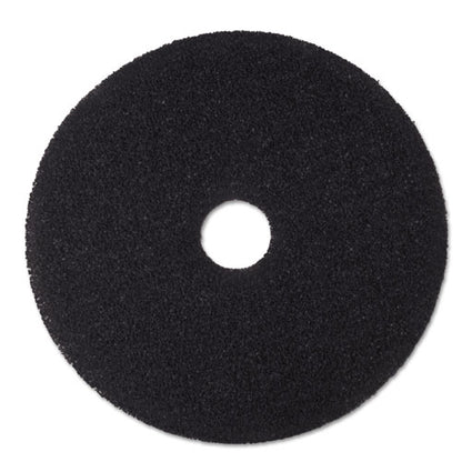 Low-speed Stripper Floor Pad 7200, 16" Diameter, Black, 5/carton