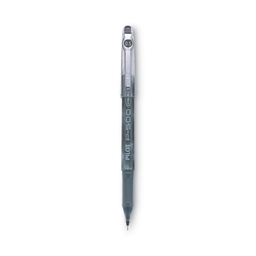 Precise P-500 Gel Pen, Stick, Extra-fine 0.5 Mm, Black Ink, Black Barrel, Dozen