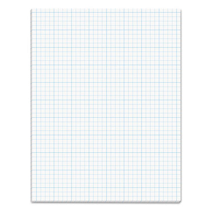 Cross Section Pads, Cross-section Quadrille Rule (4 Sq/in, 1 Sq/in), 50 White 8.5 X 11 Sheets