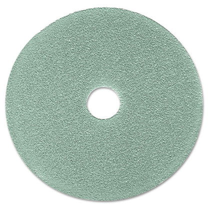 Ultra High-speed Floor Burnishing Pads 3100, 19" Diameter, Aqua, 5/carton