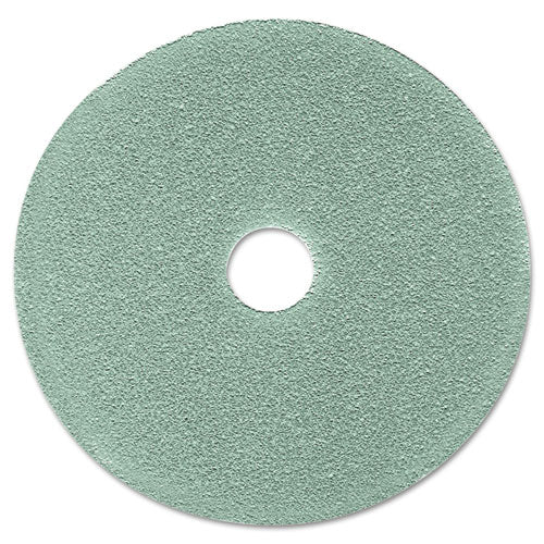 Ultra High-speed Floor Burnishing Pads 3100, 19" Diameter, Aqua, 5/carton