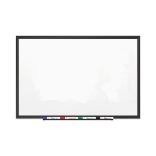 Classic Series Porcelain Magnetic Dry Erase Board, 96 X 48, White Surface, Black Aluminum Frame