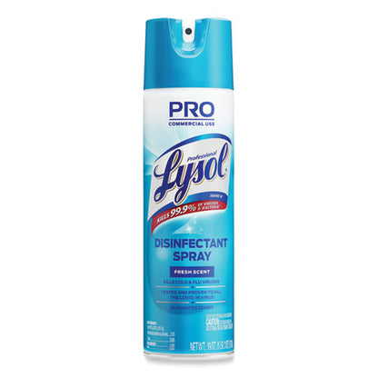 Disinfectant Spray, Fresh, 19 Oz Aerosol Spray