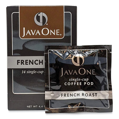 Coffee Pods, French Roast, Single Cup, 14/box