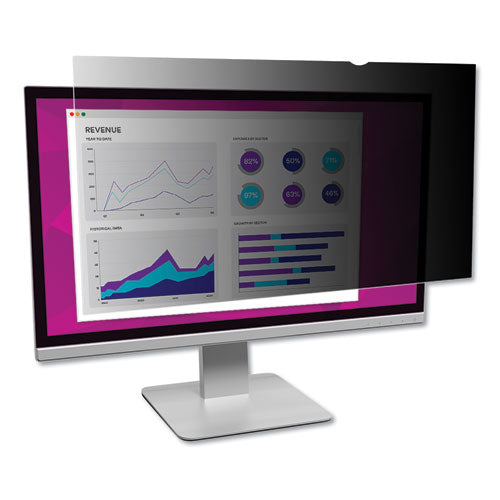 High Clarity Privacy Filter For 23.8" Widescreen Flat Panel Monitor, 16:9 Aspect Ratio