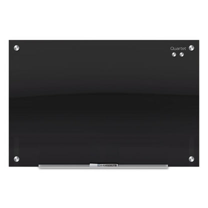 Infinity Glass Marker Board, 48 X 36, Black Surface