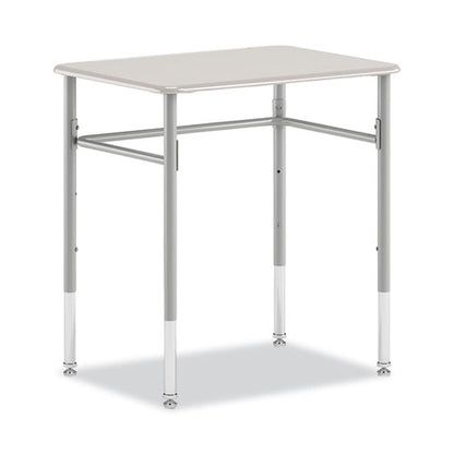 Smartlink Student Desk, Rectangle,  20" X 26" X 23" To 33", White, 2/carton