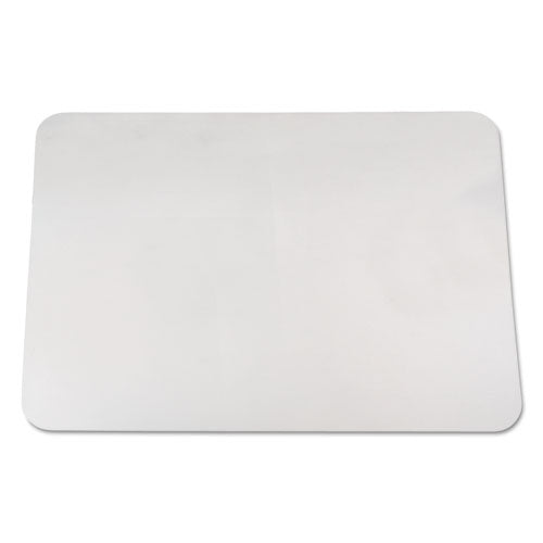 Krystalview Desk Pad With Antimicrobial Protection, Glossy Finish, 22 X 17, Clear