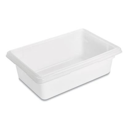 Food/tote Boxes, 3.5 Gal, 18 X 12 X 6, White, Plastic