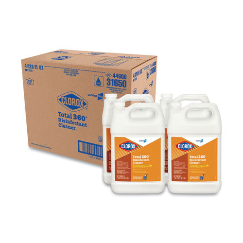 Total 360 Disinfectant Cleaner, 128 Oz Bottle, 4/carton