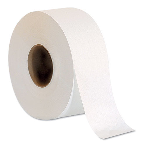 Jumbo Jr. 1-ply Bath Tissue Roll, Septic Safe, White, 3.5" X 2,000 Ft, 8 Rolls/carton