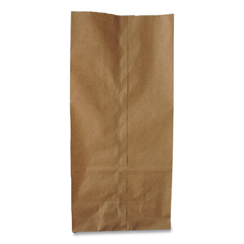 Grocery Paper Bags, 35 Lb Capacity, #6, 6" X 3.63" X 11.06", Kraft, 500 Bags