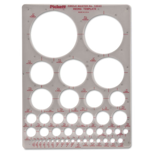 Templates, Circles, 7 X 10, Smoke