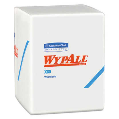 General Clean X60 Cloths, 1/4 Fold, 12.5 X 10, White, 70/pack, 8 Packs/carton