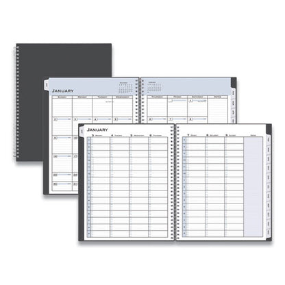 Passages Appointment Planner, 11 X 8.5, Charcoal Cover, 12-month (jan To Dec): 2024