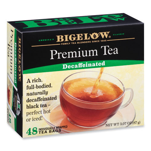 Single Flavor Tea, Decaffeinated Black, 48 Bags/box