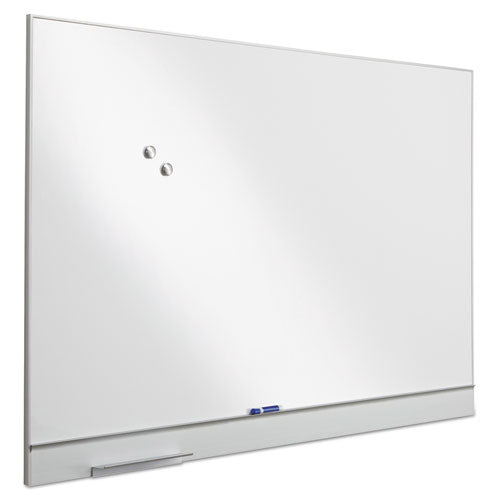 Polarity Magnetic Dry Erase White Board, 72 X 46, White Surface, Silver Aluminum Frame