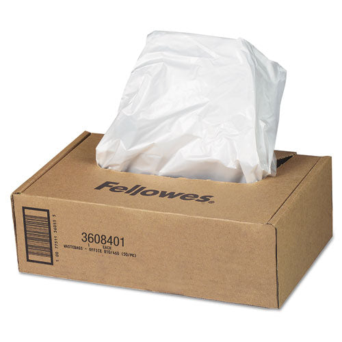 Shredder Waste Bags, 16 To 20 Gal Capacity, 50/carton