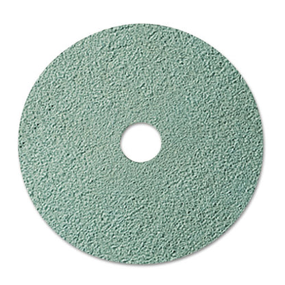 Ultra High-speed Floor Burnishing Pads 3100, 20" Diameter, Aqua, 5/carton