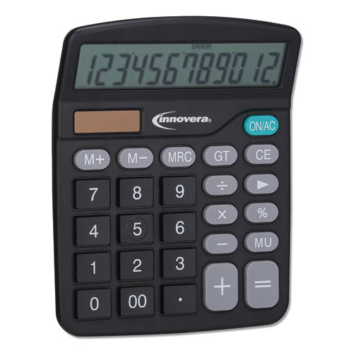 15923 Desktop Calculator, 12-digit Lcd