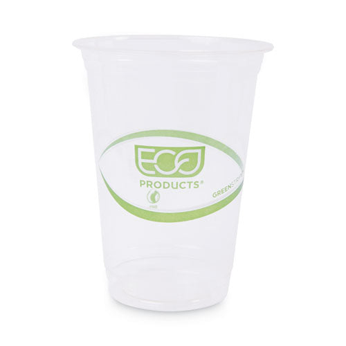 Greenstripe Renewable And Compostable Cold Cups Convenience Pack, Clear, 16 Oz, 50/pack