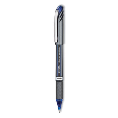 Energel Nv Gel Pen, Stick, Bold 1 Mm, Blue Ink, Gray/blue Barrel, Dozen